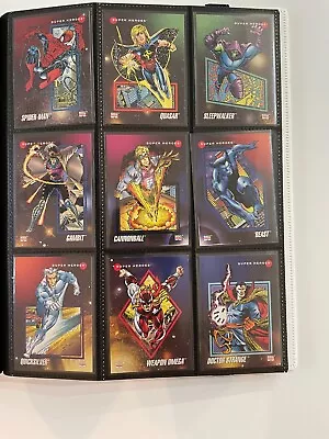 1992 IMPEL MARVEL UNIVERSE SERIES 3 COMPLETE 1-200 Base Card SET Free Shipping! • $45