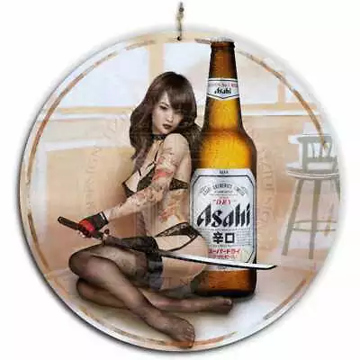 £7.99 • Buy Wooden Bar Plaques Signs Vintage Retro Pub Man Cave Wall Sign Wood Asahi Samurai
