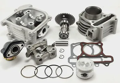 80cc Big Bore Kit Cylinder 64mm Head Piston Rings Chinese Scooter 50cc 60cc GY6  • $79.90