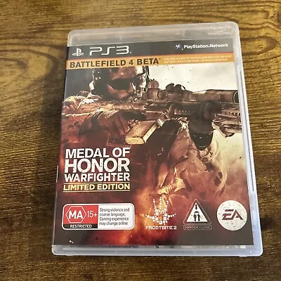 Medal Of Honor: Warfighter - Limited Edition - PS3 *Free Post* PlayStation 3 • $9.95