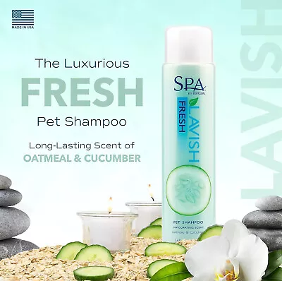 TropiClean SPA Lavish Dog Shampoo | Fresh Scented Deodorizing Dog Shampoo-16oz • $15.99