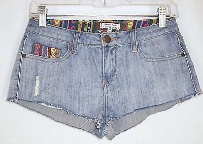 Cut Off Jean Shorts Sz 26 I Love H81 Distressed Destroyed Forever 21 • $9.99