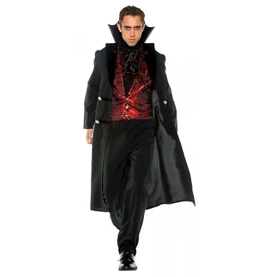 Mens Vampire Costume Adult Halloween Fancy Dress • $37.31