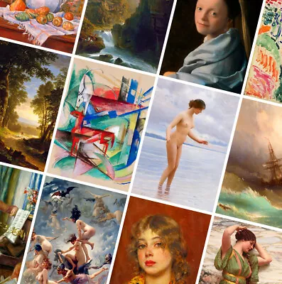 £6.99 • Buy CLASSIC ART POSTER PRINTS - Vintage Fine Art - A4 A3 A2 - Home Decor Fine Art