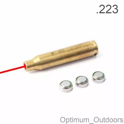 .223 Caliber 5.56mm X 45mm Remington Laser Boresighter Rifle Bore Sighter Sight  • £10.95