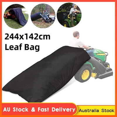 $19.99 • Buy Lawn Tractor Leaf Bag Mower Catcher Riding Grass Sweeper Rubbish Bag  244x142cm