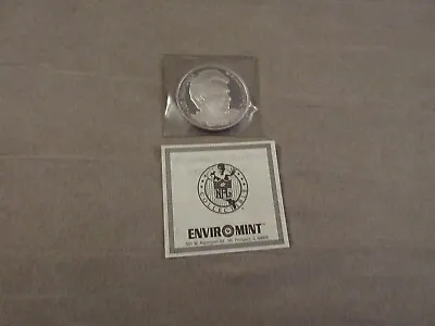 Joe Montana Chiefs Enviromint 1993 Nfl Players Round .999 Silver Coin • $99.99
