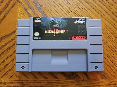 Mortal Kombat II 2 (Super Nintendo SNES 1993) Authentic Cartridge Only • $17