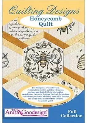 HoneyComb Quilt Anita Goodesign Embroidery Machine Design CD • $13.99