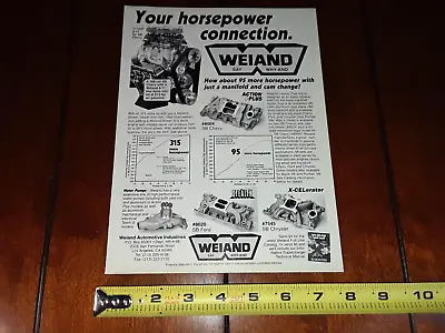 $11.95 • Buy Weiand Supercharger Original 1998 Ad