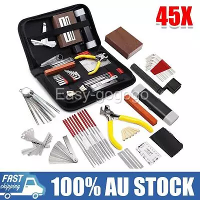 45pcs Guitar Repairing Tool Kit Acoustic Guitar Ukulele Repairing Maintenance AU • $31.95