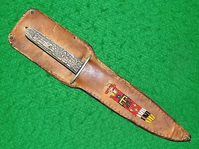 Vintage Zenith Marshall Wells Hardware Large Bowie Knife & Sheath • $195