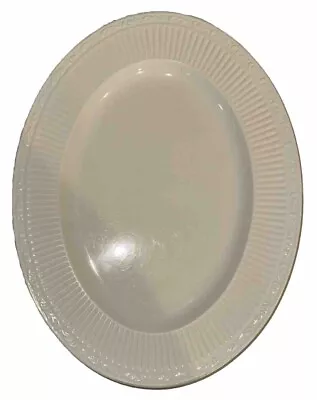 MIKASA Italian Countryside 15” Oval White Serving Stoneware Platter • $29.99