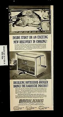 1952 Broilking Rotisserie Broiler Vintage Print Ad 21840 • $4.98