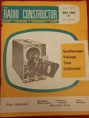 RADIO CONSTRUCTOR MAGAZINE MAY  1968 Vol 21 No 10 • £3