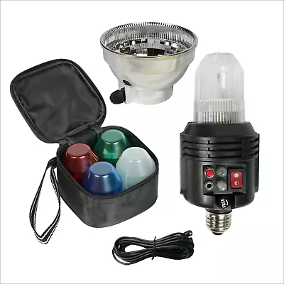 40W Flash Lighting Kit Strobe Slave With Color Filter Set For Photography Studio • $27.99