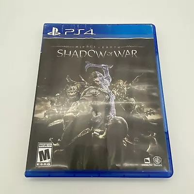 Middle-Earth: Shadow Of War - Sony PlayStation 4 PS4 Tested & Working • $9.99