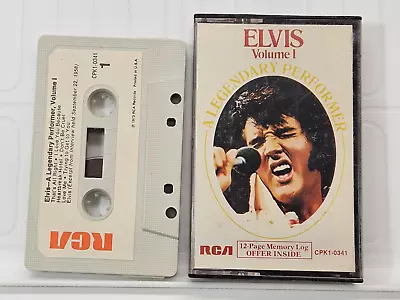 ELVIS PRESLEY - ELVIS A LEGENDARY PERFORMER VOLUME 1 (Cassette RCA) CPK1-0341 • $1.75