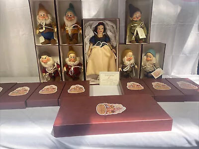 R. JOHN WRIGHT Snow White & Seven Dwarfs Limited Edition Complete SetCOA & BOX. • $3999.99
