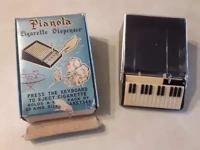 Vintage Pianola Piano Cigarette Dispenser Ross Products W Box Mid-Century Modern • $12.99