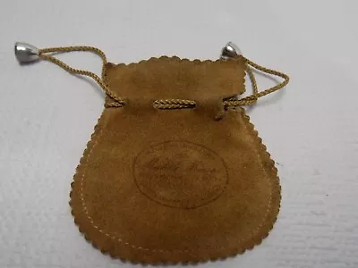 Vintage 1964 Small Leather  - Jewlery/ Coin - Pouch / Bag • $5.97