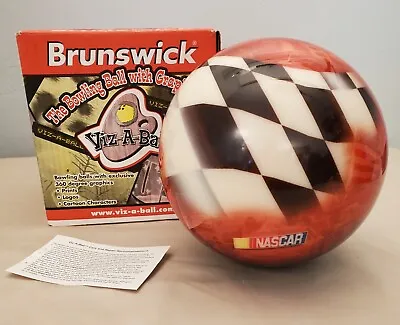 NIB Brunswick Viz A Ball 2001 NASCAR Bowling Ball Dale Earnhardt Jr Undrilled • $54.50