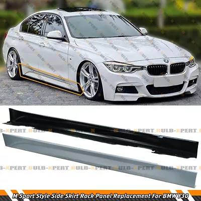 M Sport Style Primer Side Skirt Extension Replacement For 12-18 BMW F30 3 Series • $94.99