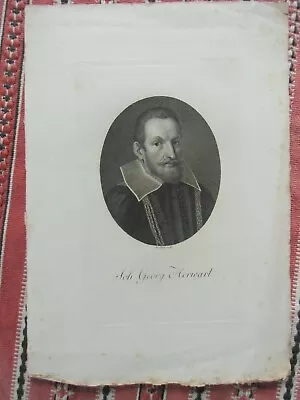 Johann Georg Herwart Engraving By Johann Heinrich Lips Hörwart Hohenburg • $83.03