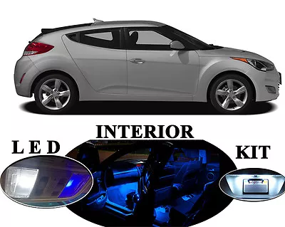 LED Package - Interior + License Plate + Vanity For Hyundai Veloster (10 Pieces) • $12.99