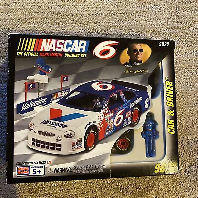 NASCAR #6 Mark Martin: Stock Car & Driver Building Mega Bloks 1:29 Scale Sealed • $18