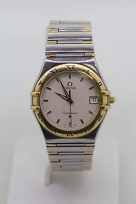 Omega Constellation Two Tone Quartz Wristwatch • $899.95