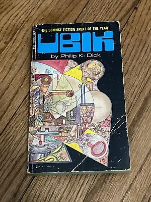 Ubik By Philip K Dick First Edition Dell Paperback 1970 Vintage Science Fiction • $49