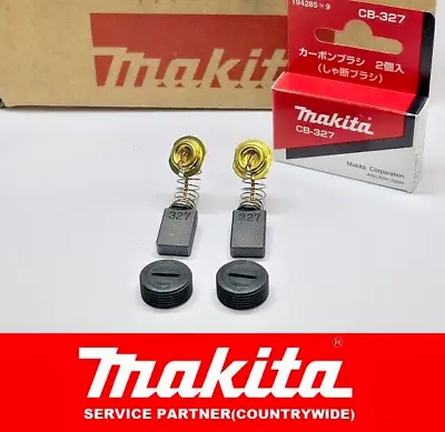 Genuine Makita Carbon Brushes & Caps For Hm0860c Hm1100c Hm1130 Hr3000c Hr4000c • £10.86