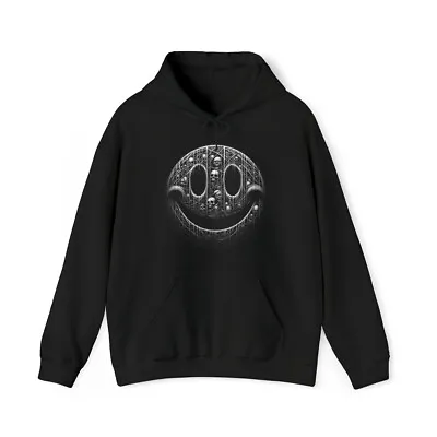 Hoodie Sweatshirt Retro Style Art With Death Metal Streetwear Horror Skater Vibe • $37.42
