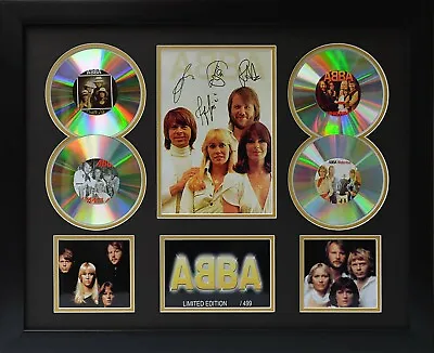 ABBA Signed Framed Limited Edition Memorabilia 4CD V2 • $120
