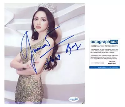 Huong Giang AUTOGRAPH Signed 2018 Miss International Queen 8x10 Photo ACOA • $40