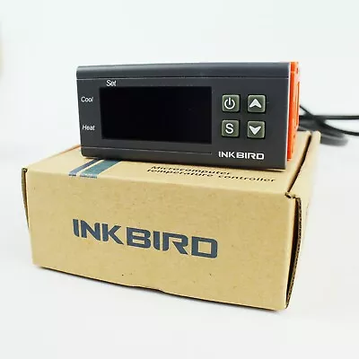 $16.15 • Buy Inkbird Temperature Controller Thermostat 2 Relays Refrigerators Control 1100W
