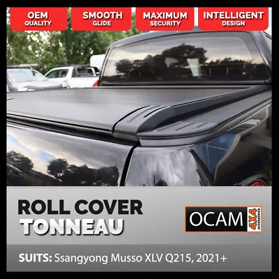 Retractable Tonneau Electric Roll Cover For Ssangyong Musso XLV Q215 2021-2023 • $2199