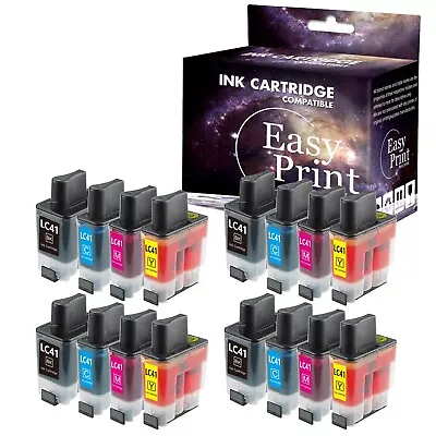 16PK LC-41 LC41 Ink Cartridge LC 41 For DCP-120c MFC-5440CN Printer • $19.99