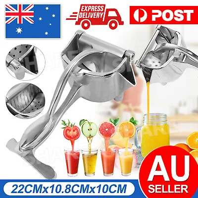 Hand Held Manual Fruit Juicer Squeezer Juice Lemon Citrus Extractor Press Tool • $16.95