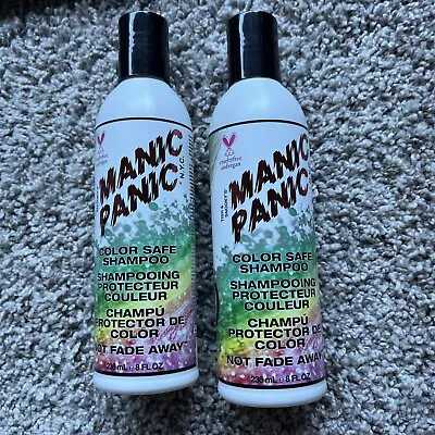 Manic Panic Color Safe Shampoo 236 Ml Lot Of 2 Cruelty Free Vegan • $16.62