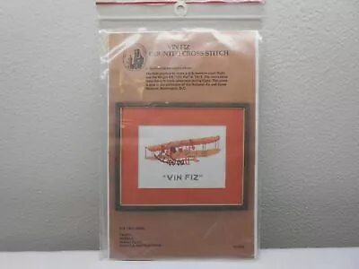 Smithsonian Institution Cross Stitch Kit (Vin Fiz) Yo 555 • $19