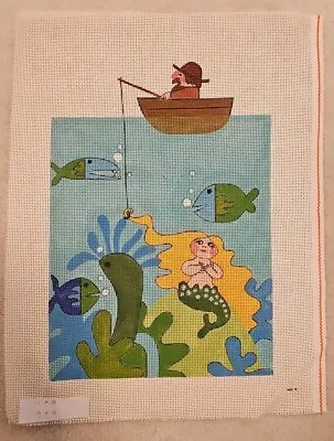 Mermaid Needlepoint • $30