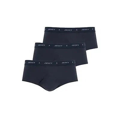 Jockey Classic Cotton Rib Y-Front Brief 3 Pack - Navy • £26.95