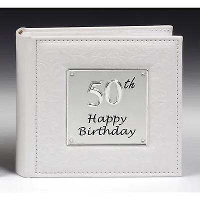 £18.19 • Buy Shudehill Deluxe 50th Birthday Celebration Memories Album Gift Home Decor