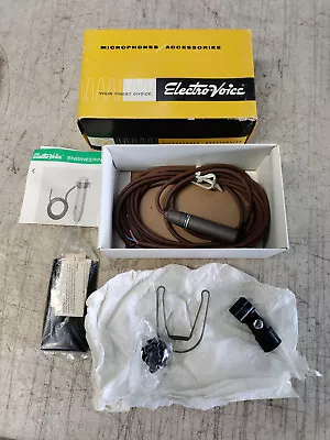 Vintage Electro-Voice EV 647A Lavalier Dynamic Microphone Mic. Long Cord W/ Box • $69.99