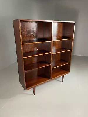 EB6555 Vintage Danish Rosewood Large Shelving Unit By Omann Jun Retro 1970s MWOO • £450