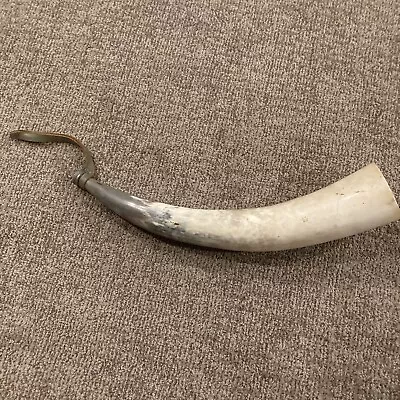 Antique Bull Cow Animal Blow Horn Bugle Hunting Western Decor • $29