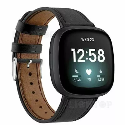 For Fitbit Versa 1 / Versa 2 / Lite Leather Watch Band Strap Buckle Wirstbands • $18.98