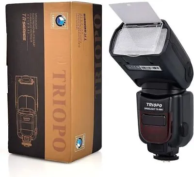 Triopo TR-986C Speedlight Flash For Canon Camera With LCD Display High-Speed • £37.31